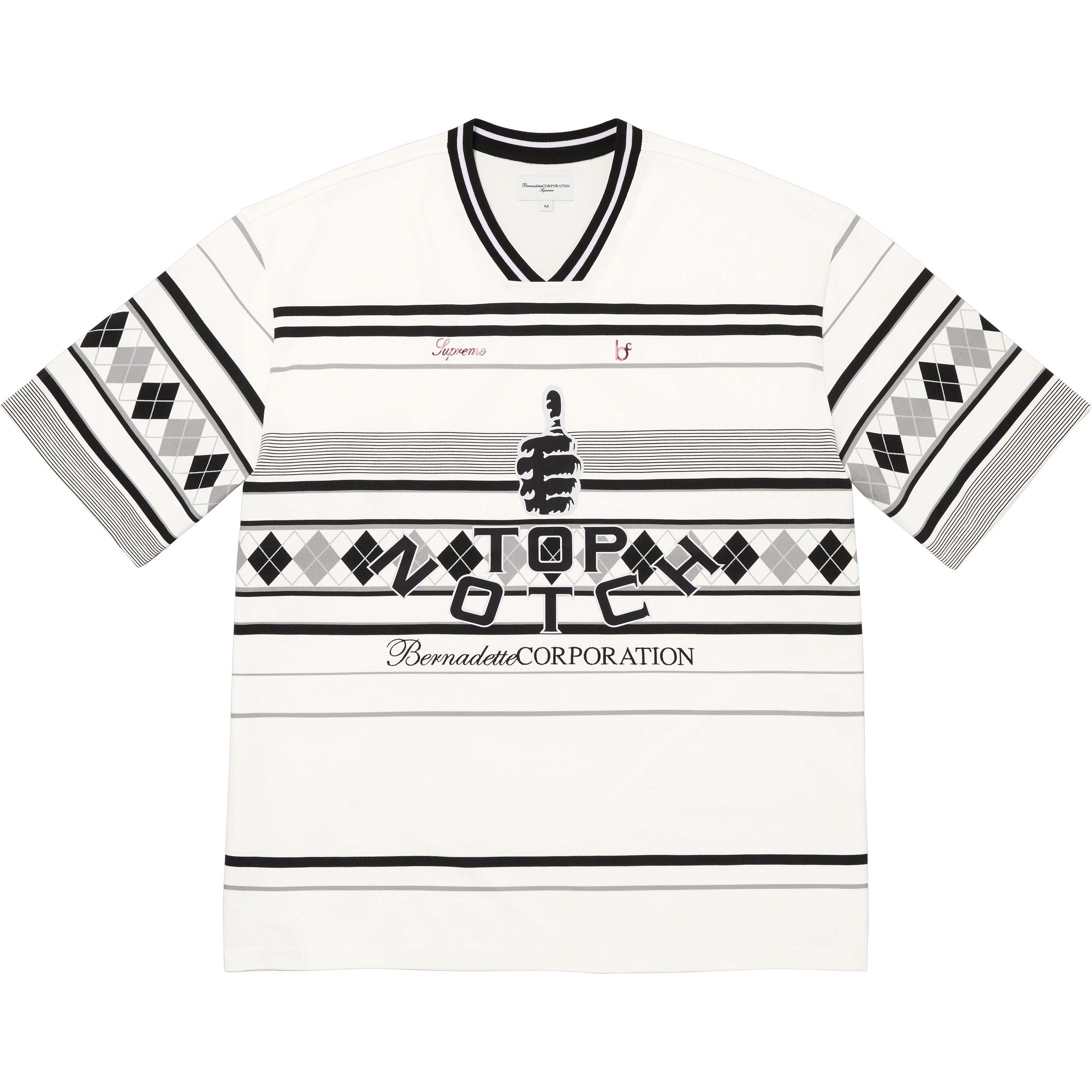 Supreme/Bernadette Corporation Pique Soccer Top view 3